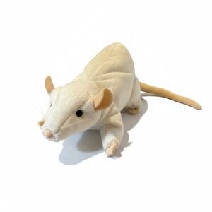 Folkmanis Puppets White Ret Hand Puppet Toy‎ Animal
